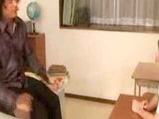 Japanese schoolgirl gets fucked hard by pervy professor